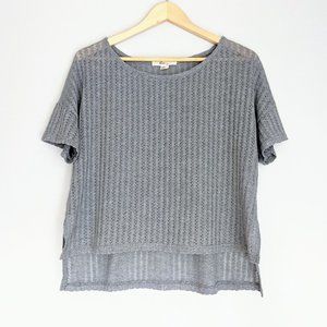 🇺🇸 Forever 21 Hi-Low Knit Boxy Top Made In USA